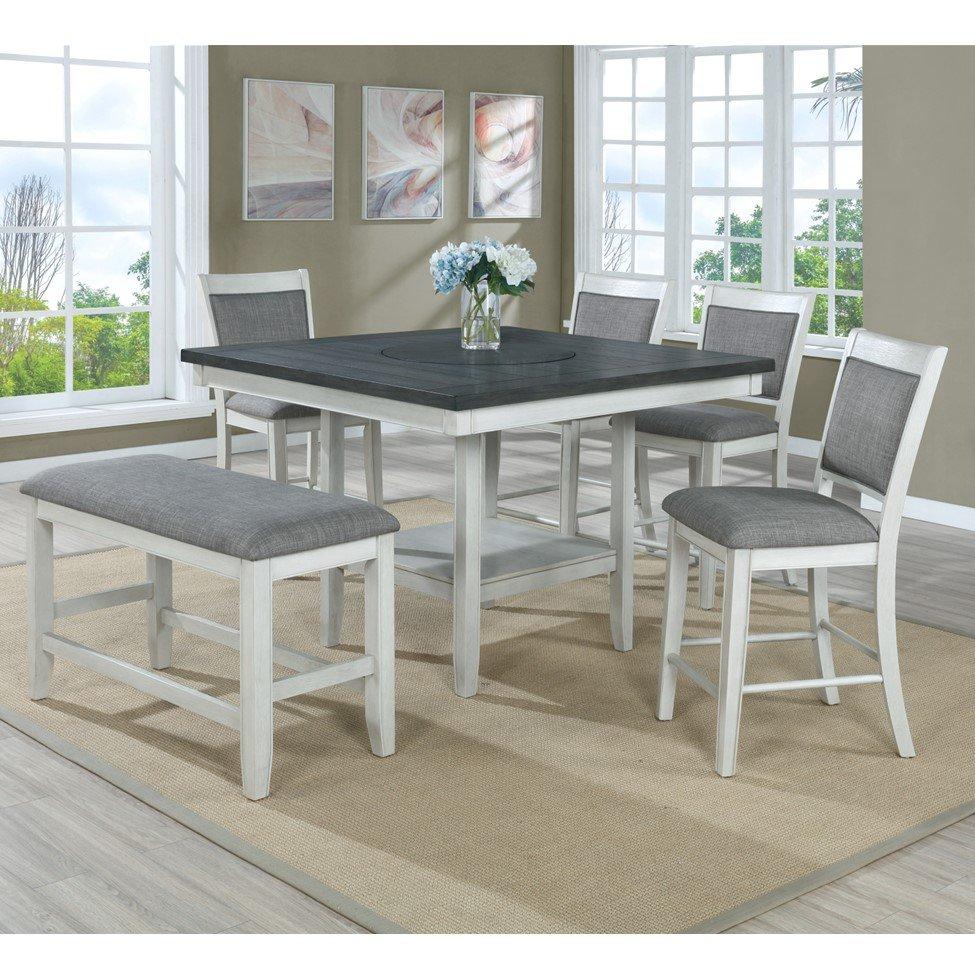 Rent to Own Crown Mark Inc 6 Piece Fulton Counter Height Dining at